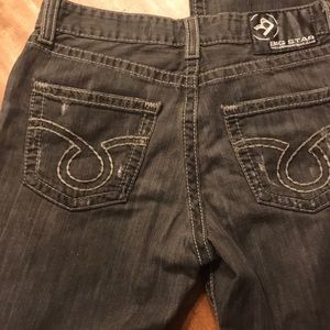 Men’s Big Star Black Distressed Jeans